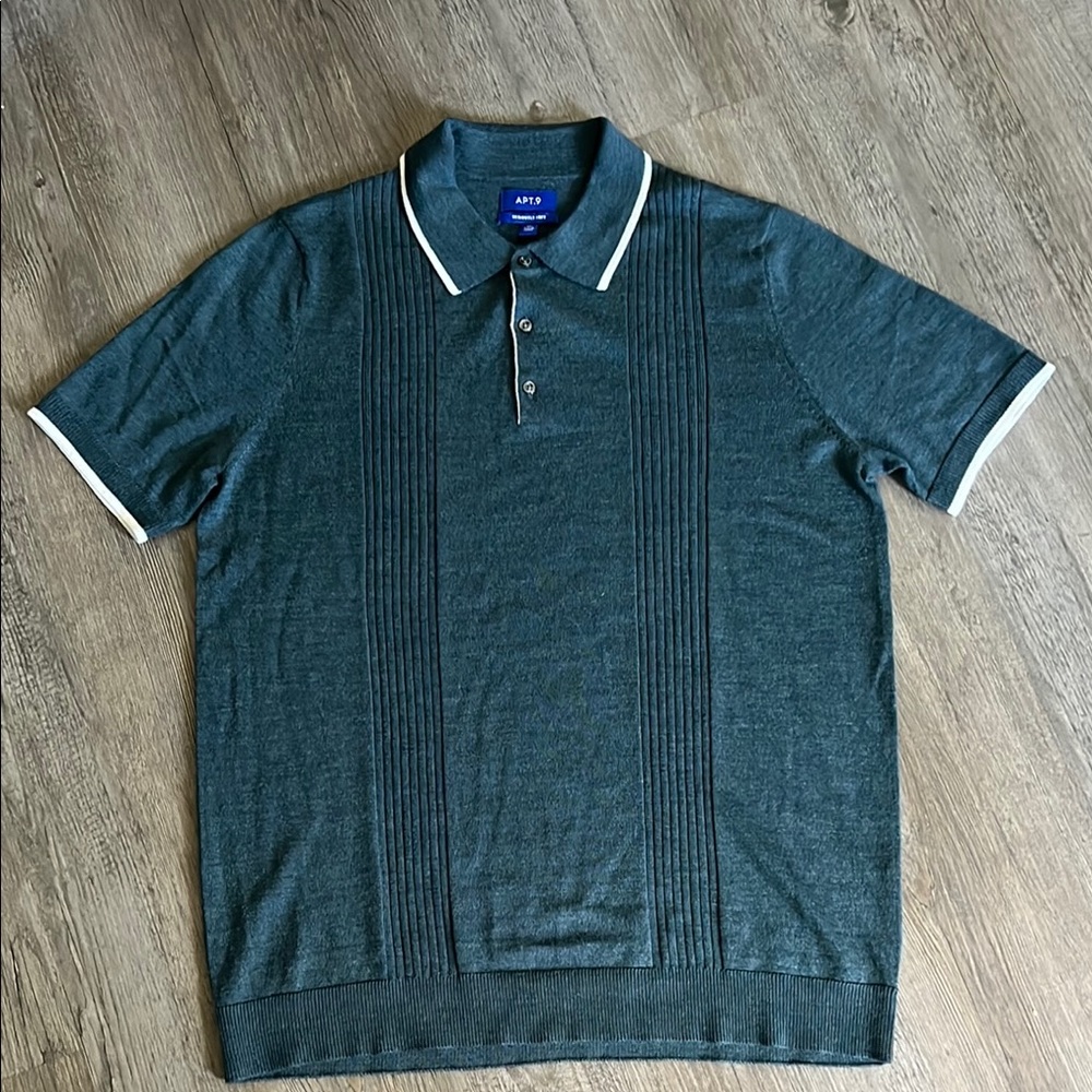 Apt. 9 Men's Seriously Soft Sweater Green XL tall